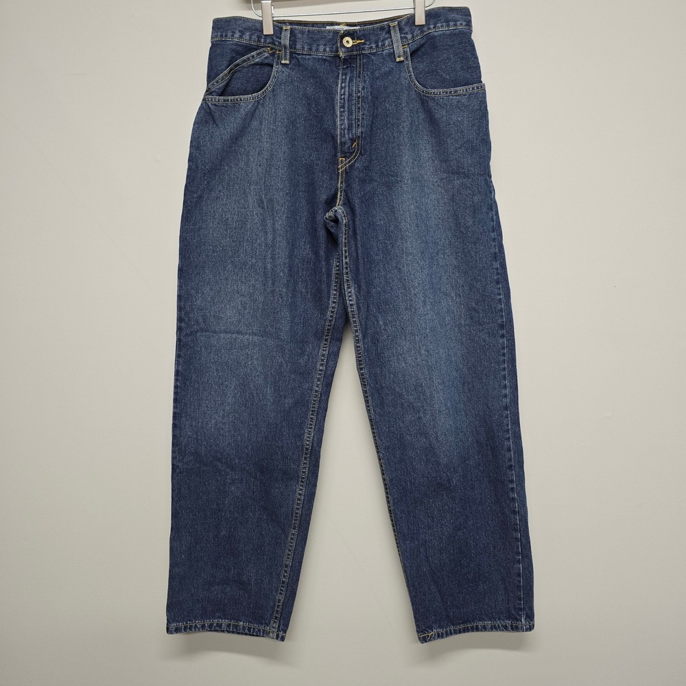 Levi's SilverTab Baggy Jeans‎ Mens 34x32 Blue Denim Loose Fit Y2K Streetwear